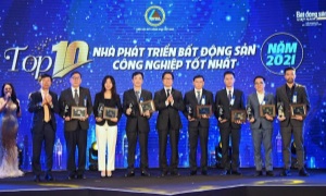 Becamex IDC được vinh danh Top 10 nhà phát triển bất động sản công nghiệp tốt nhất năm 2021